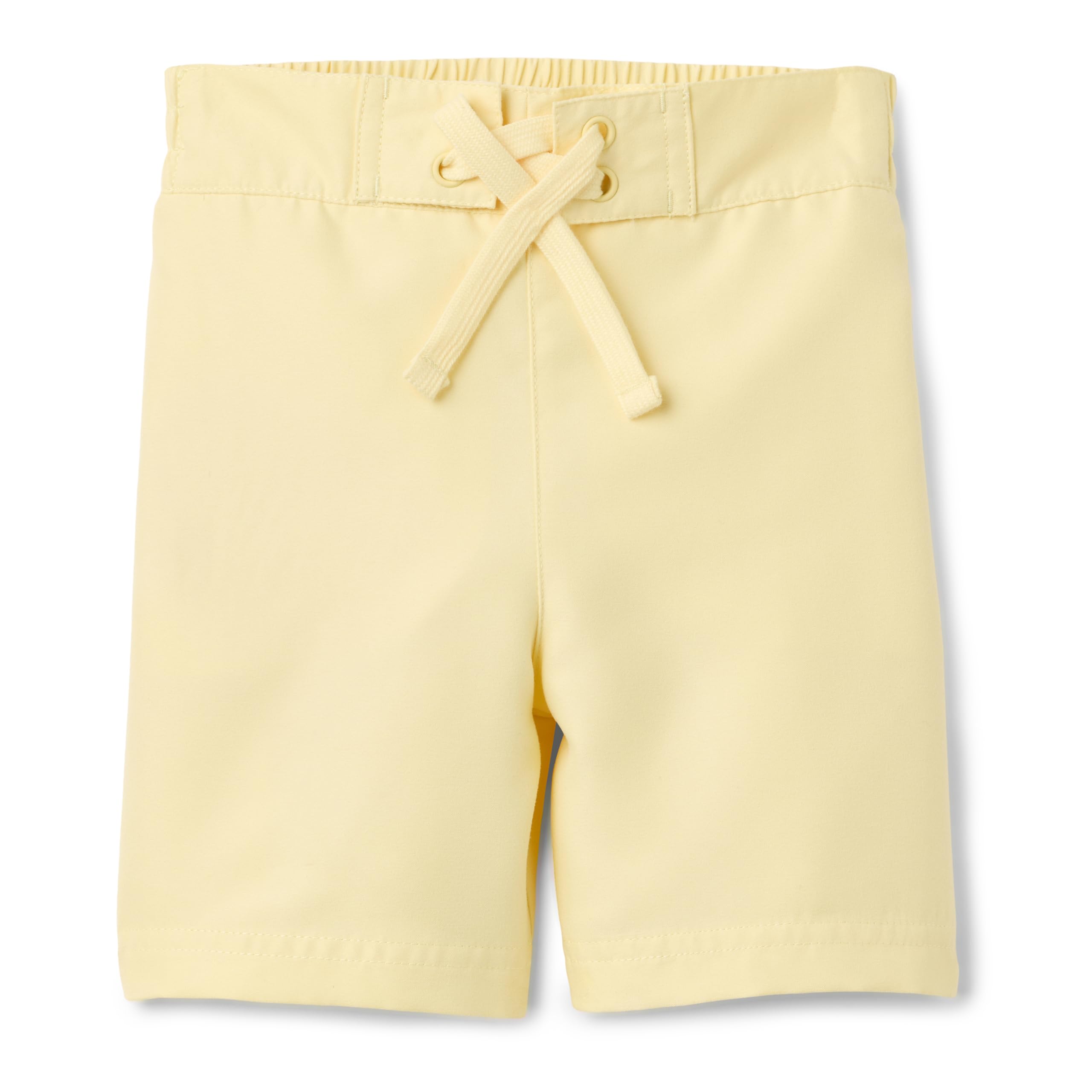 Amazon Essentials Boy's Quick Dry Swimming Board Shorts Swim Trunks, Light Yellow, X-Small