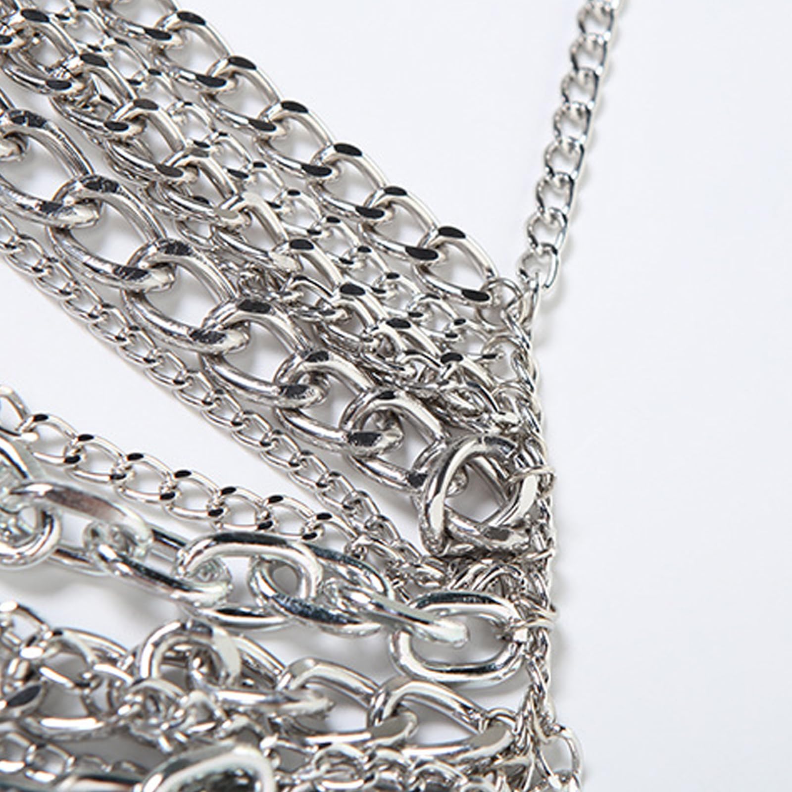 Catena per il corpo regolabile catene alla moda moda gioielli corpo gioielli vita gioielli struttura metallica per migliorare qualsiasi outfit gioielli gotici regolabili per il corpo