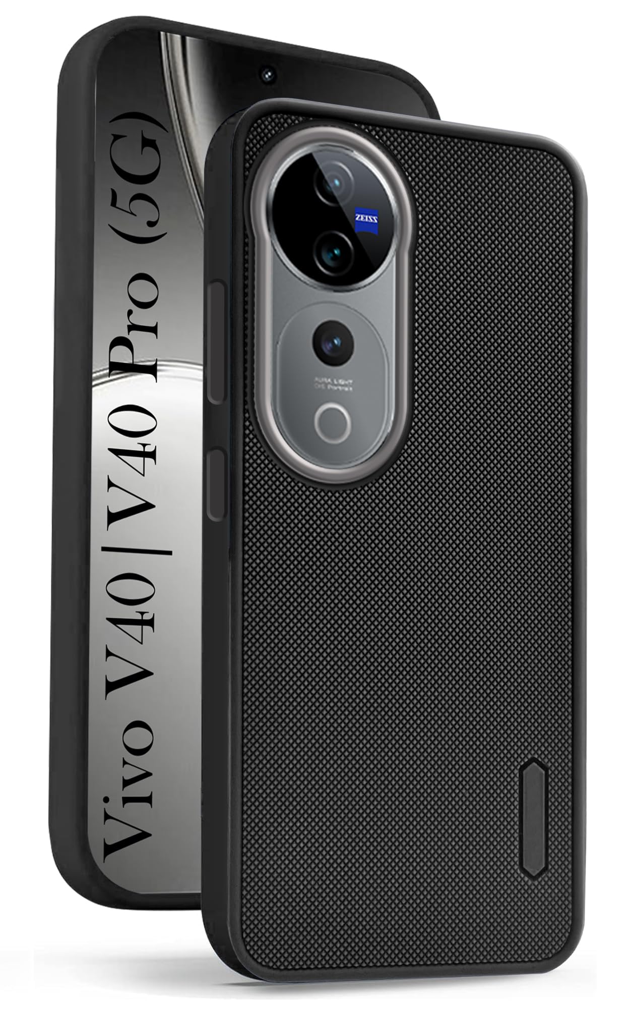 Jkobi Back Cover Case for Vivo V40 | Vivo V40 Pro 5G (Textured Grip Design | Camera Protection | Slim and Light Weight | Soft Touch and Feel | Black) (B0DD7N1VB2) Amazon Price History, Amazon Price Tracker