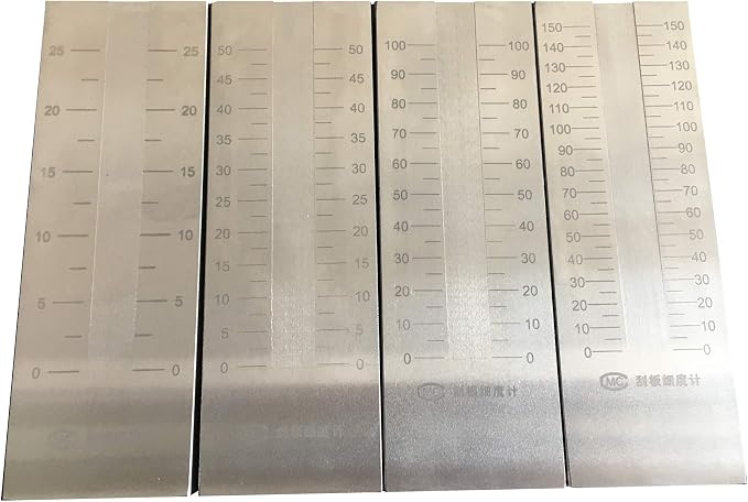 Calibrador de Fineness Gauge 0-25 um ISO Standard miniatura 4