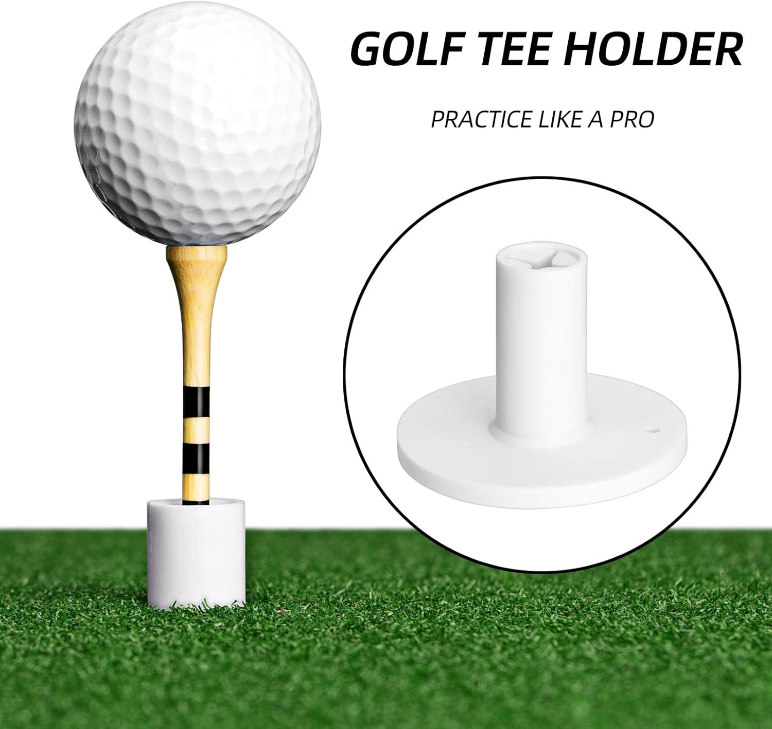 review Geoleap Natural Bamboo Golf Tees Pack of 125 (2-3/4