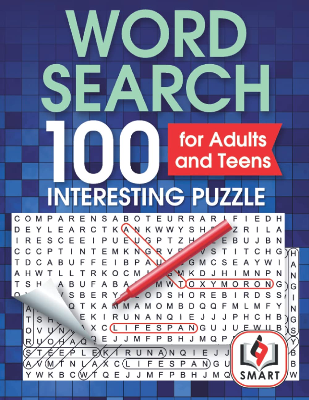 Word Search: 100 Interesting Puzzles for Adults and Teens