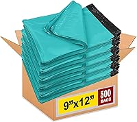 Vista 12 de iMBAPrice 14.5x19 Pulgadas Sobres Grandes #6 de Color Azul Verde 500-Pack, Bolsas de Envío y Embalaje de Polietileno, Autoadhesivas, Impermeables