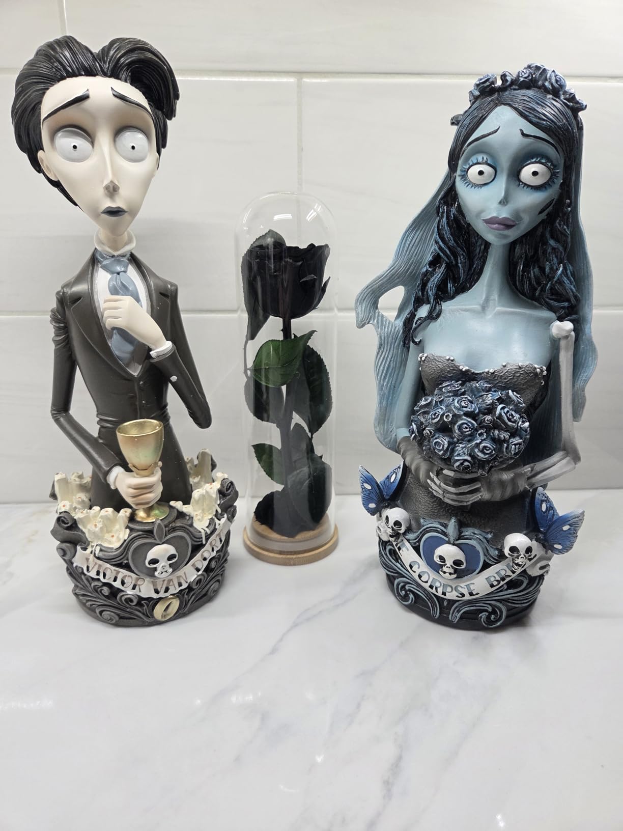 Nemesis Now Corpse Bride Buste Emily 29 Cm - Figurine Décorative Tim Burton