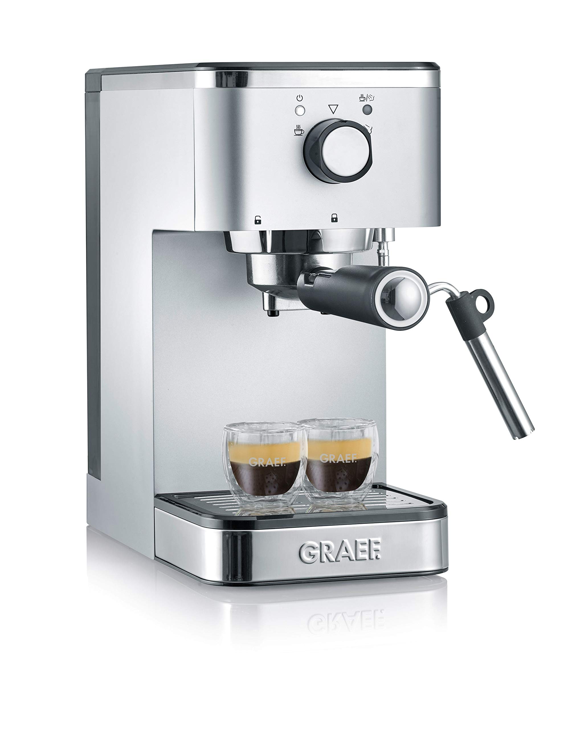 GRAEF Siebträger-Espressomaschine Salita ES400 silber