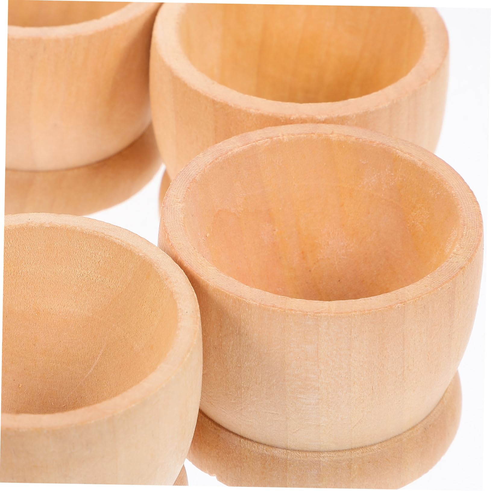 SEWACC 75pièces Porte-œufs De Pâques Bois Naturel De Supports pour Décoration De Fête Accessoire Chic pour Créer Une Ambiance Festive