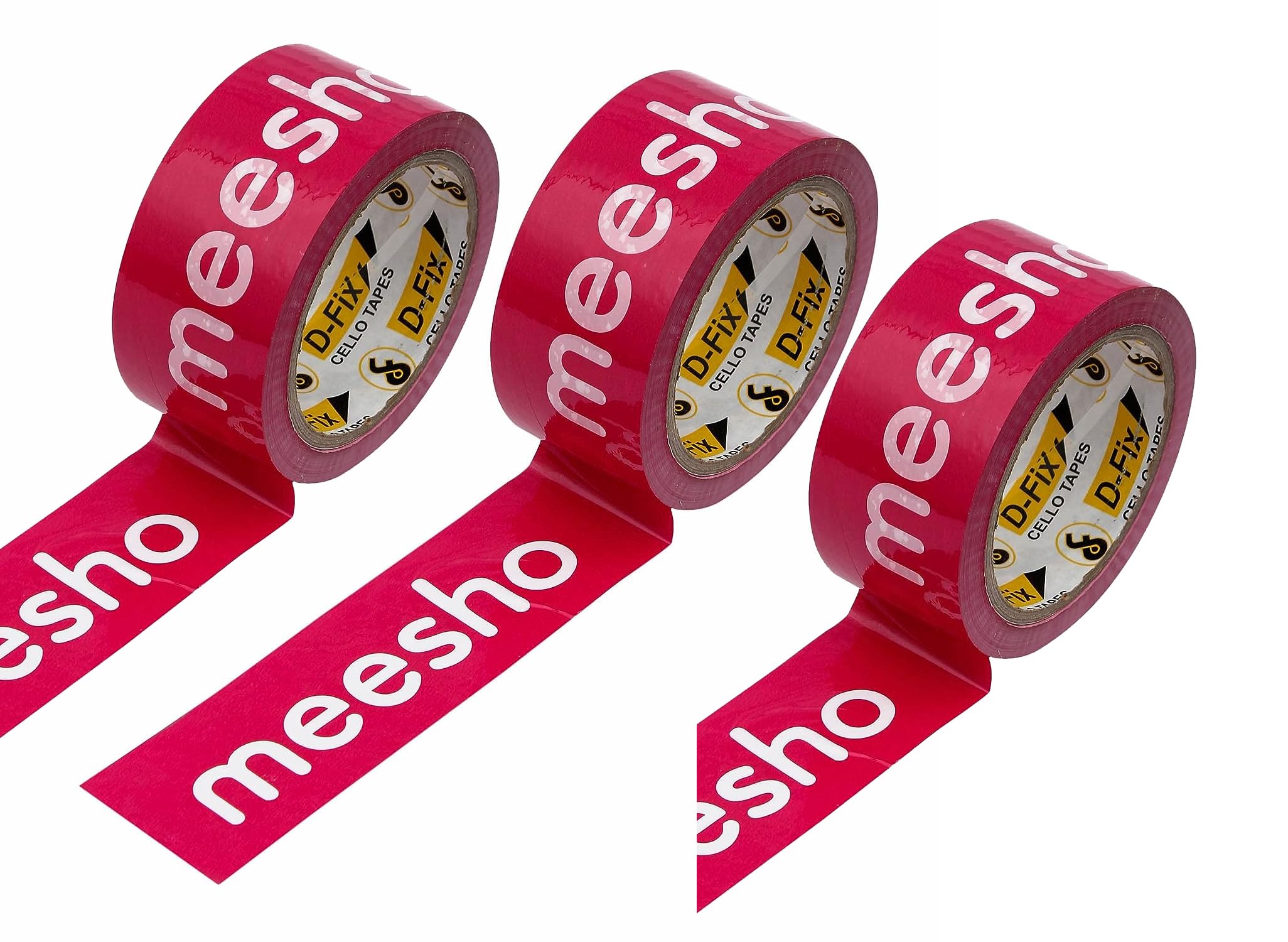 D-fix® 3PCS, Self Adhesive Meesho Printed Packing Cello Tape - 65 Meters in Length - 48mm Width, BOPP Industrial Packaging Tape for E-Commerce Box Packing (B0CSWPP3YK) Amazon Price History, Amazon Price Tracker