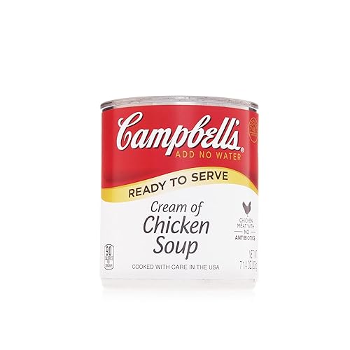 Campbell's Classic Ready to Serve Cream of Chicken Soup, 7.25 oz, paquete de 24