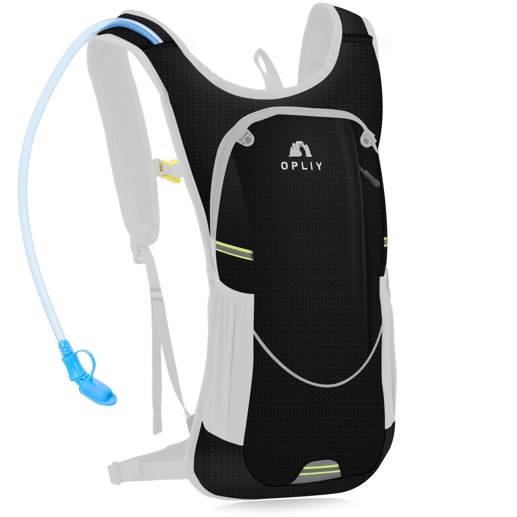 Hydration Backpack with 2L Bladder – Durable Lightweight Water Pack for Running, Hiking, Biking – Fits Men, Women, Youth