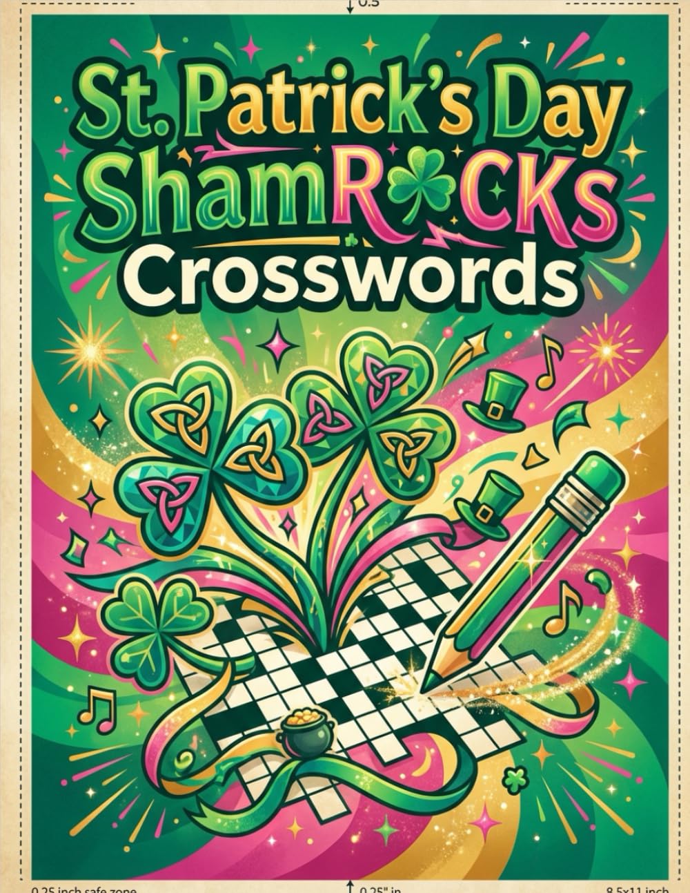 ST. PATRICK'S DAY SHAMROCKS: CROSSWORDS