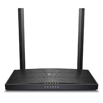 (Refurbished) TP-Link XC220-G3V AC1200 Wireless 4 Gigabit Port, 1 VOIP Port, XPON Wireless Fiber Router (Black, Dual Band) with 2 External Dual Band Antennas, Easy Remote Management