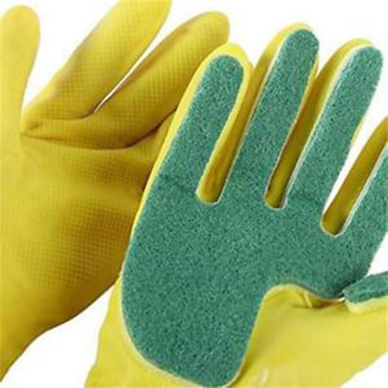 Guantes de trabajo de goma Guantes De Cocina for El Hogar, Limpieza Goma Látex, Y Lavado Esponjas