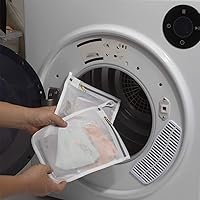 Vista 7 de TENRAI Paquete de 3 delicadas bolsas de lavandería para máscaras faciales reutilizables y almohadillas removedoras de maquillaje reutilizables