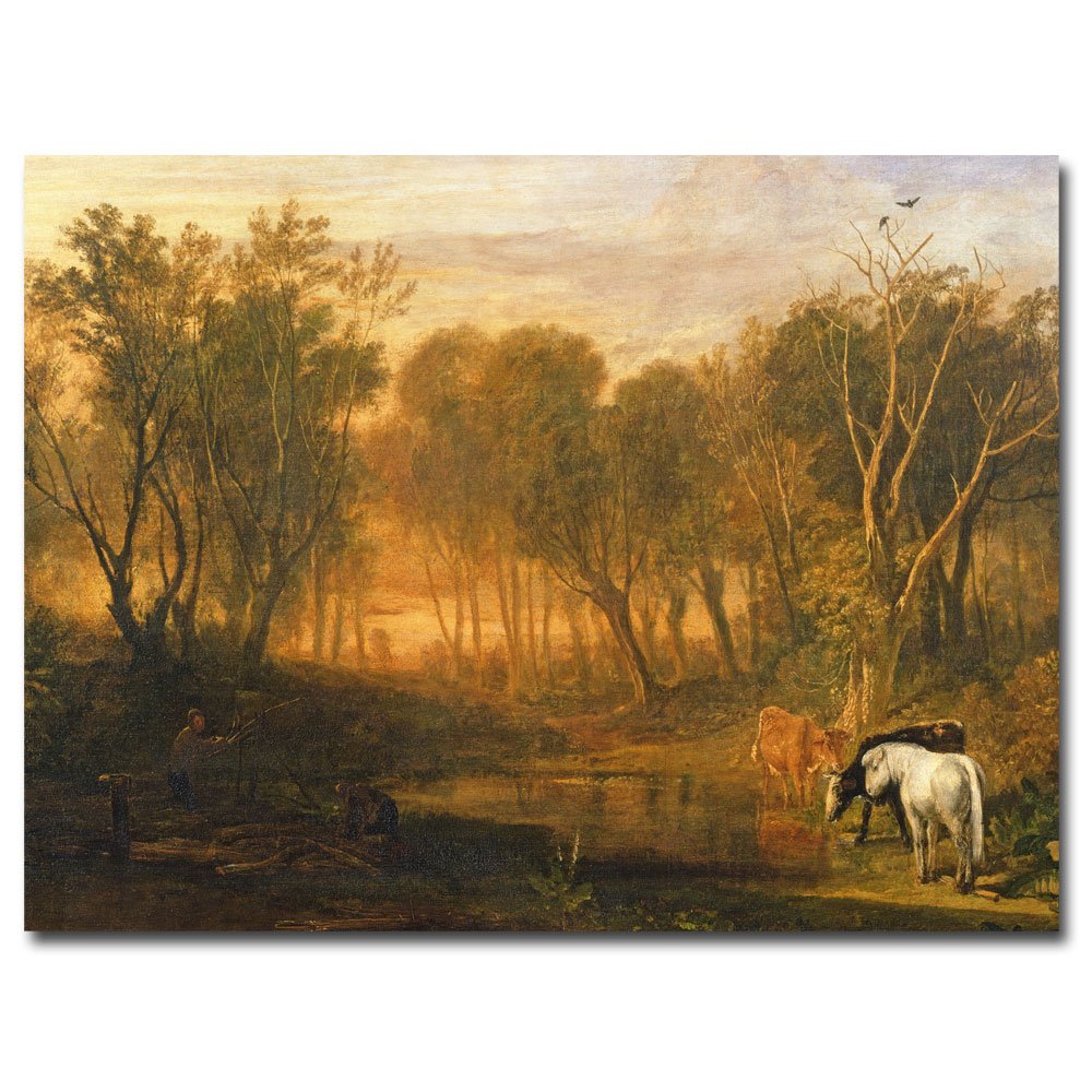 Amazon｜Trademark Fine Art ジョセフ・ターナー作 ベラーの森