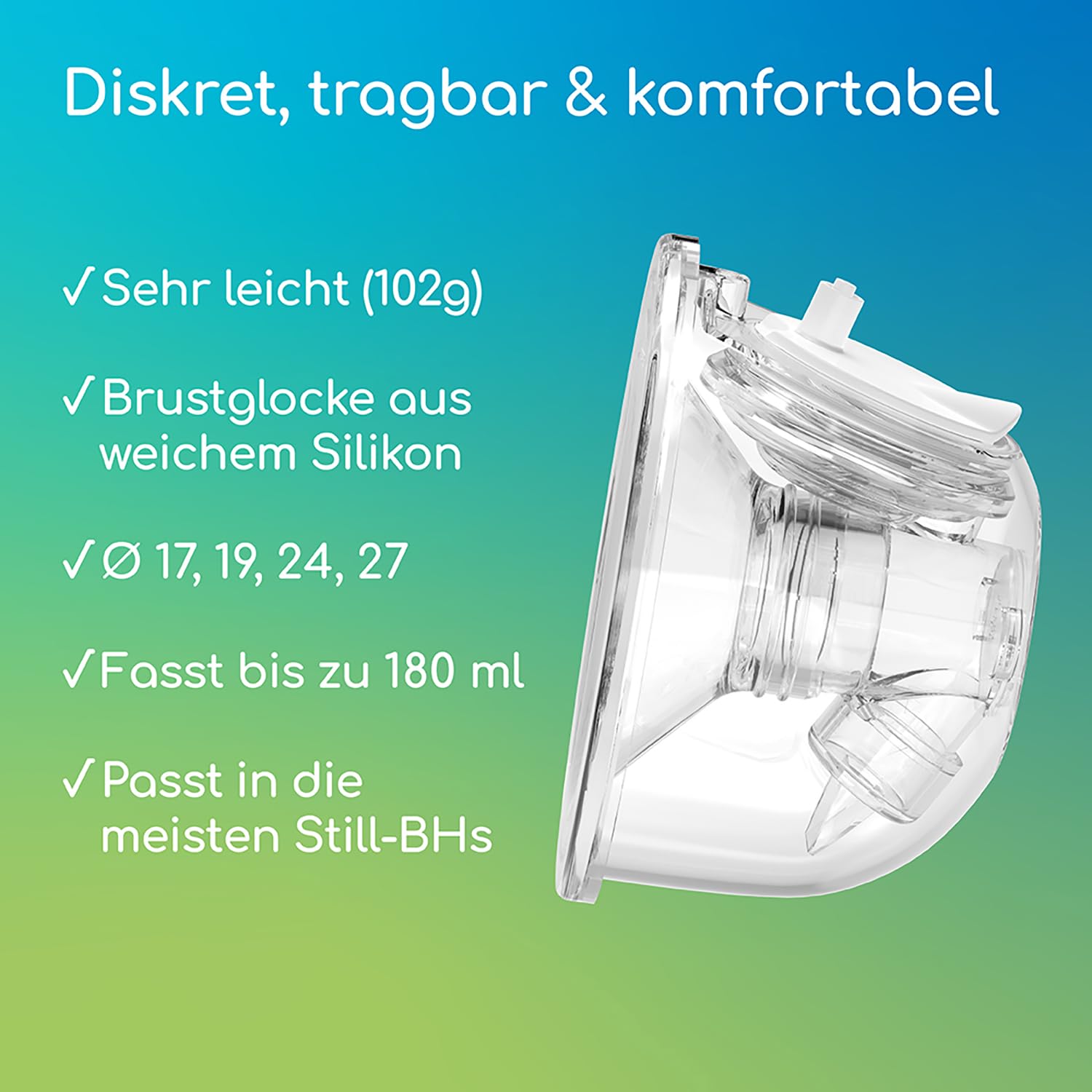 Ardo ALYSSA HANDS-FREE elektrische Doppelmilchpumpe - freihändig, mit App-Steuerung & Power Pumping - Schweizer Qualitätsversprechen - sanft, sicher & leise - elektrische handsfree Brustpumpe