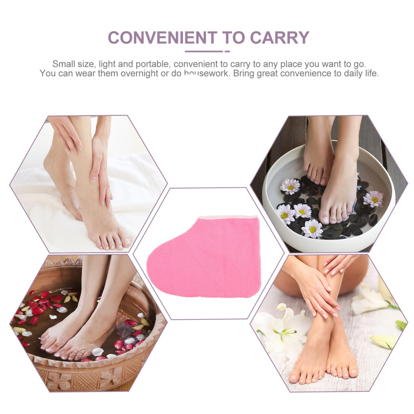 SOESFOUFU Moisturizer Socks for Women Foot Moisturizing Socks for Dry Cracked Feet Care