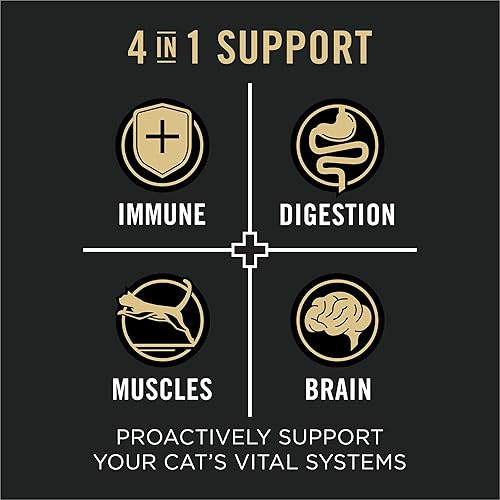 Miniatura 3 de Purina Pro Plan Vital Systems - Comida seca para gatos adultos con fórmula de salmón y huevo 4 en 1, bolsa de 5 libras