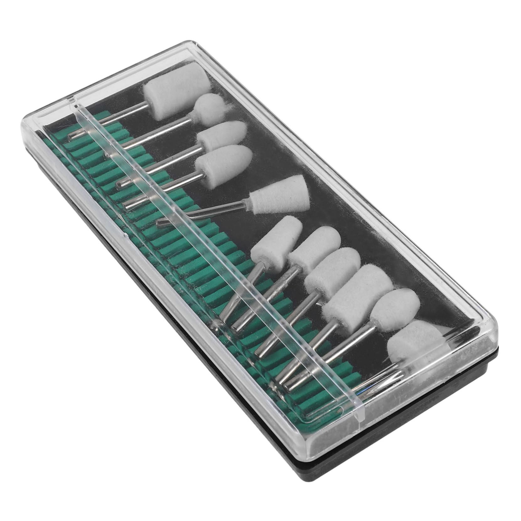 Housoutil 12Pcs Wool Felt Grinding Bits Durable Polishing Buffing Wheels for Jewelry User Friendly Rotary Tool Accessories for Efficient Engraving and Finishing