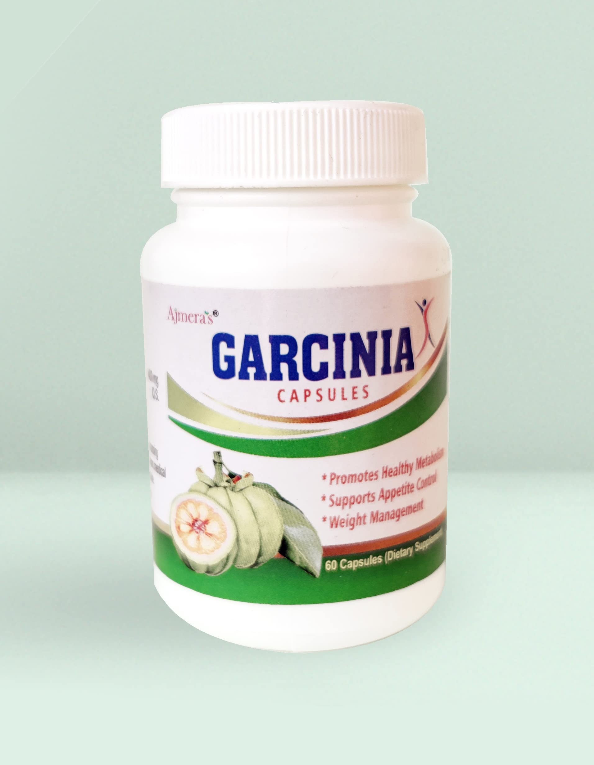 Ajmera’s Garcinia Combogia Capsule Herbal Supplement for Weight Loss 400 mg capsule - 60 Capsules