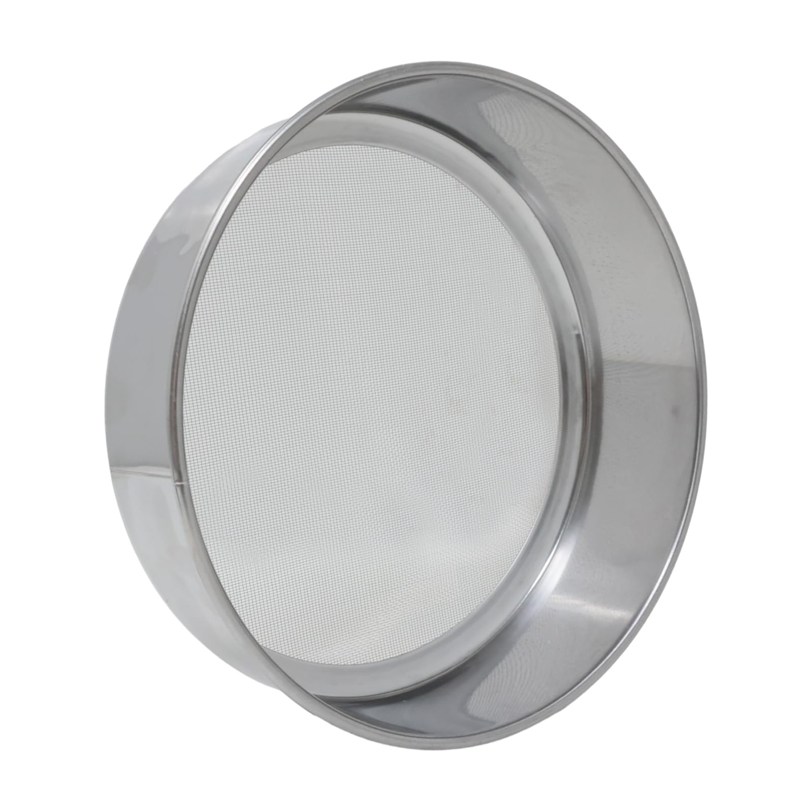 yueton 1PCS Stainless Steel Flour Sieve Round Flour Filter Thickened Rice Sieve Baking Fine Powder Sieve Cocoa Powder Sieve Matcha Powder Filter Screen for Kitchen Baking Sieve Tool