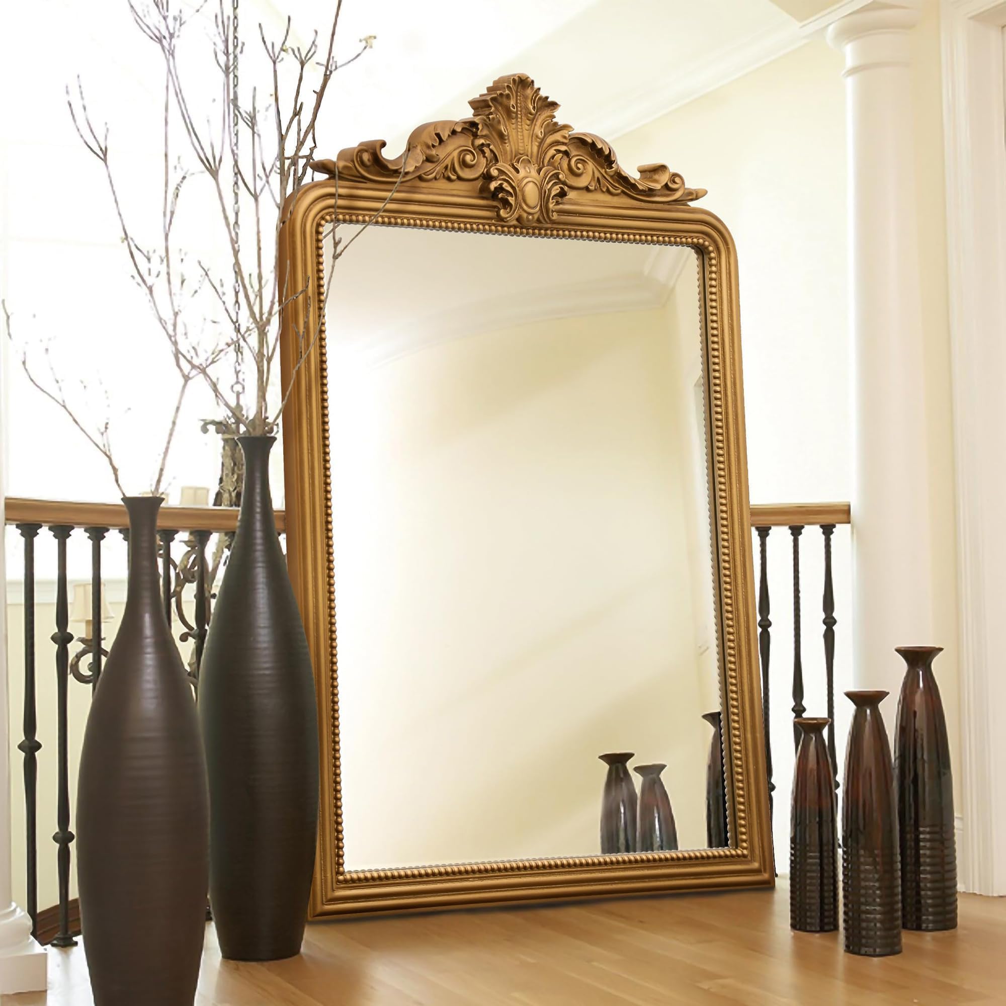 Amazon.com: Besdomus Gold Baroque Vintage Mirror: 30
