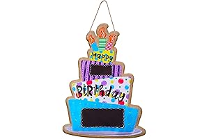 Happy Birthday Burlap Door Decor: Personalized Birthday Wreath for Your Special Day