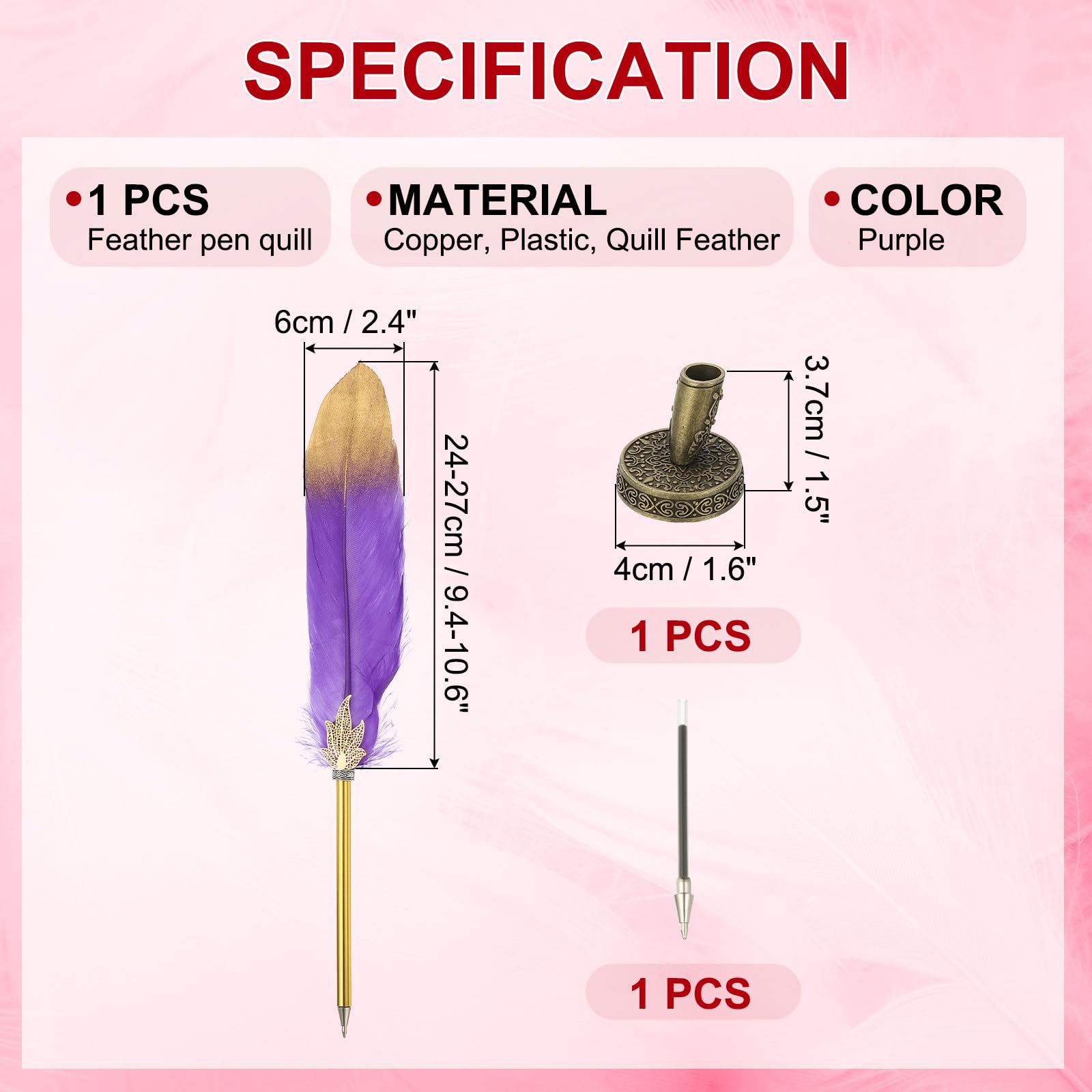 PATIKIL Feather Pen Quill - Image 2
