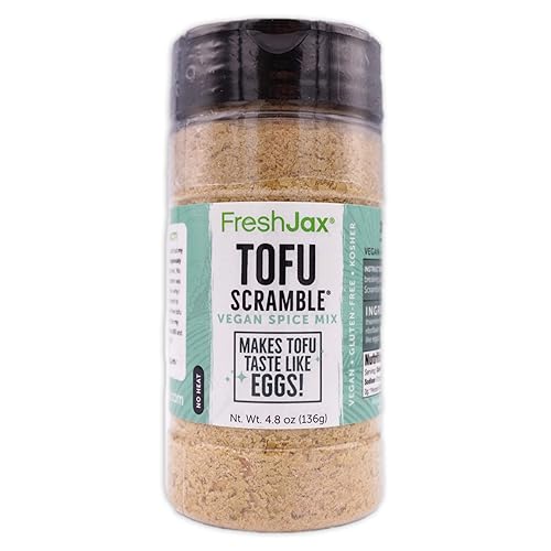 Miniatura 3 de FreshJax Especias orgánicas  Paquete grande Sunrise Scramble  5 condimentos de tamaño muestra y 1 botella extra grande de tofu Scramble
