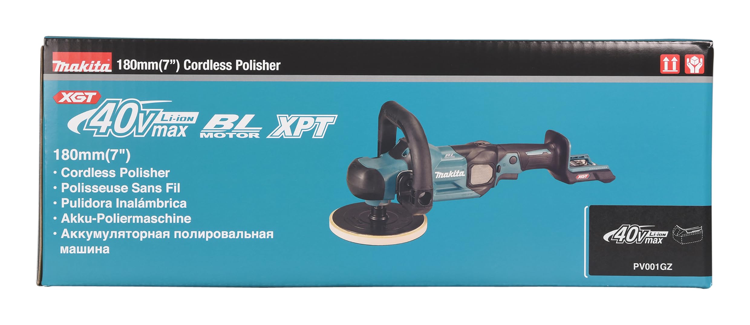 Makita PV001GZ Akku-Poliermaschine 40V max. (ohne Akku, ohne Ladegerät)