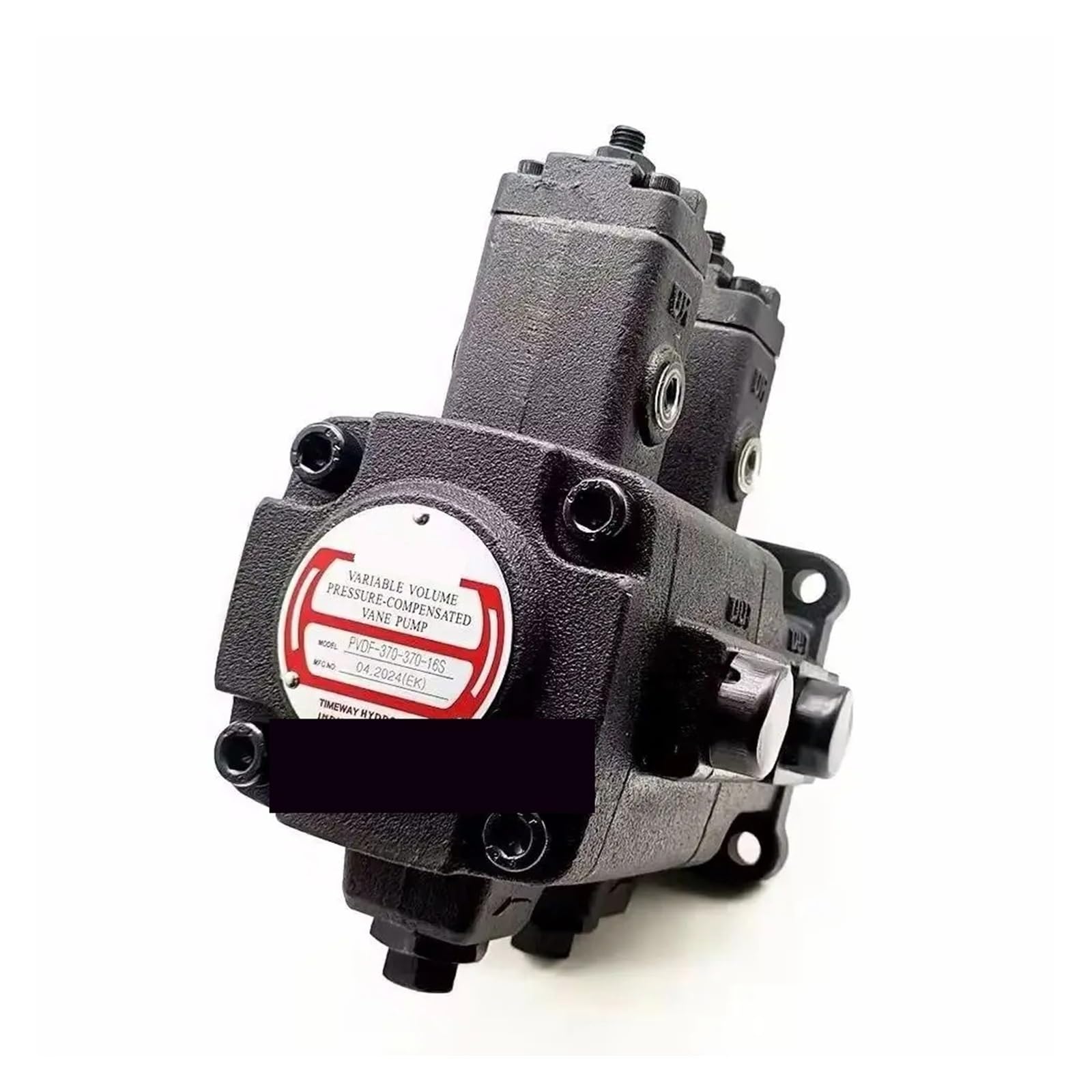 BFSYDLUJ Hydraulic Double Vane Pump PVDF-370-370-16S Variable Displacement Vane Oil Pump Spline Shaft 9Teeth