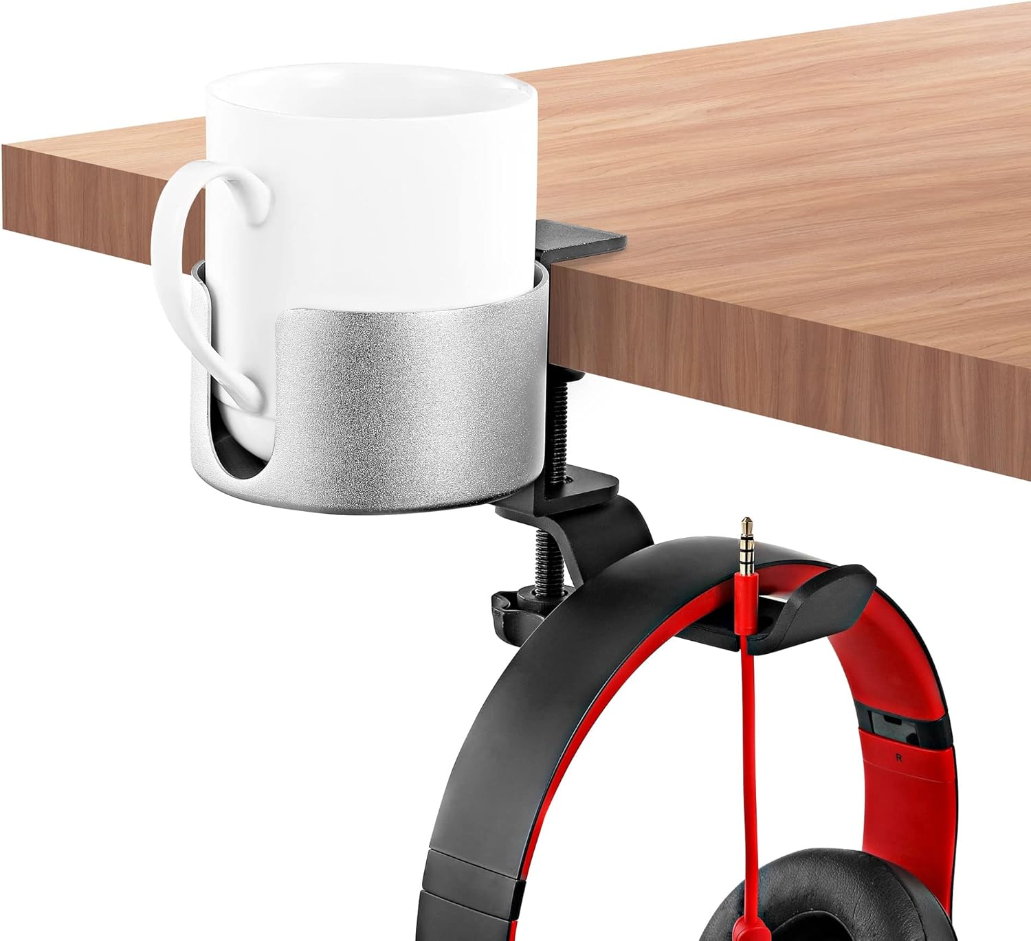 Desk Cup Holder, LETLL 2 in 1 Desk Cup Holder with