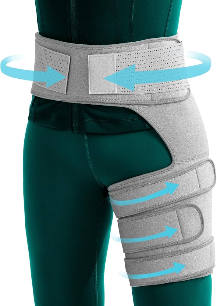 股関節ブレース大腿部圧迫スリーブ 坐骨神経痛 大腿四頭筋のサポート Amazon | U.Y.U ESENCE 坐骨神経痛の痛み緩和デバイス、坐骨神経痛の