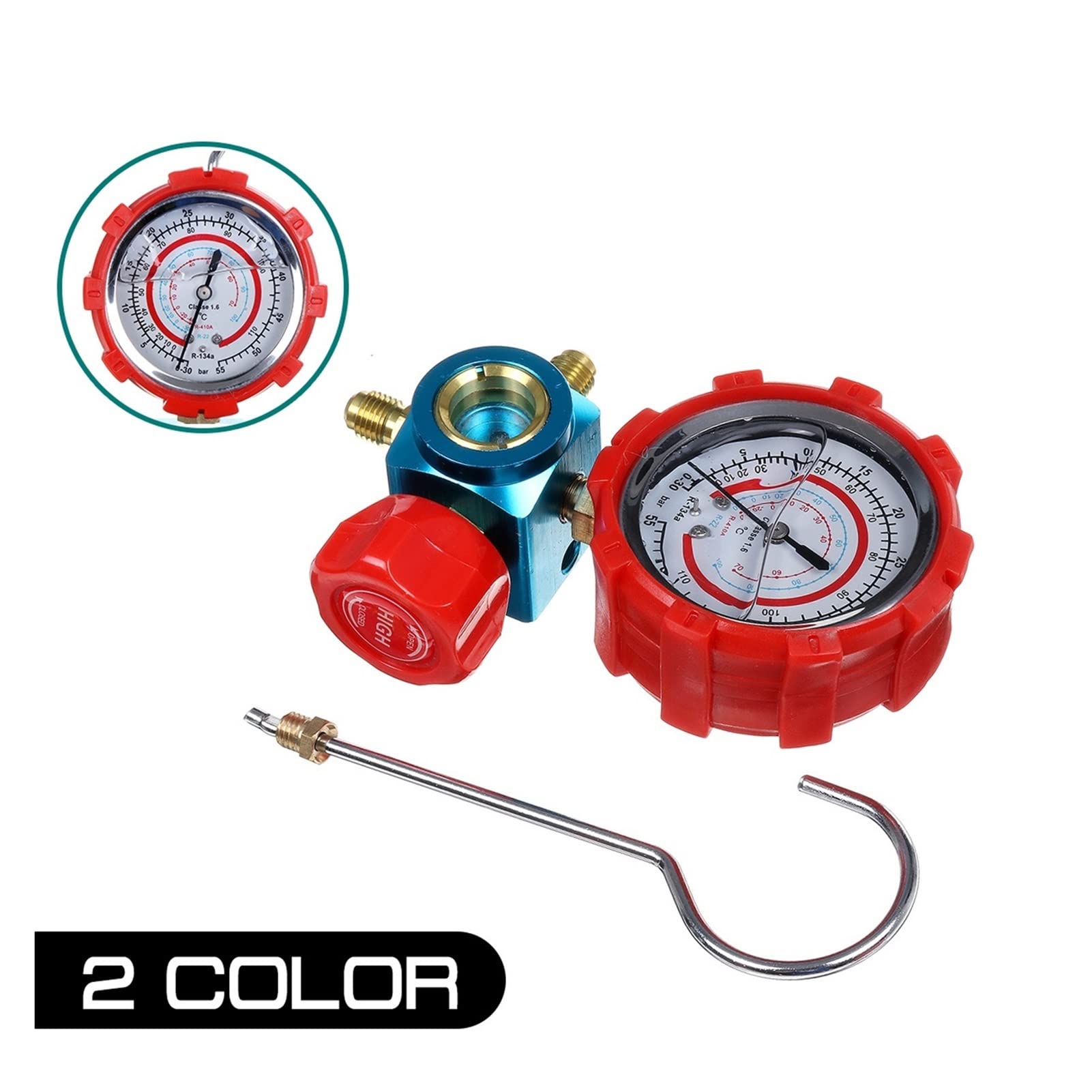 Meter-Krümmer-Digitaldruckmessgerät 410 * R22 * R12 * R134 Kältemittelfüllgerät Klimaanlage Kältemittel(One Piece Display)