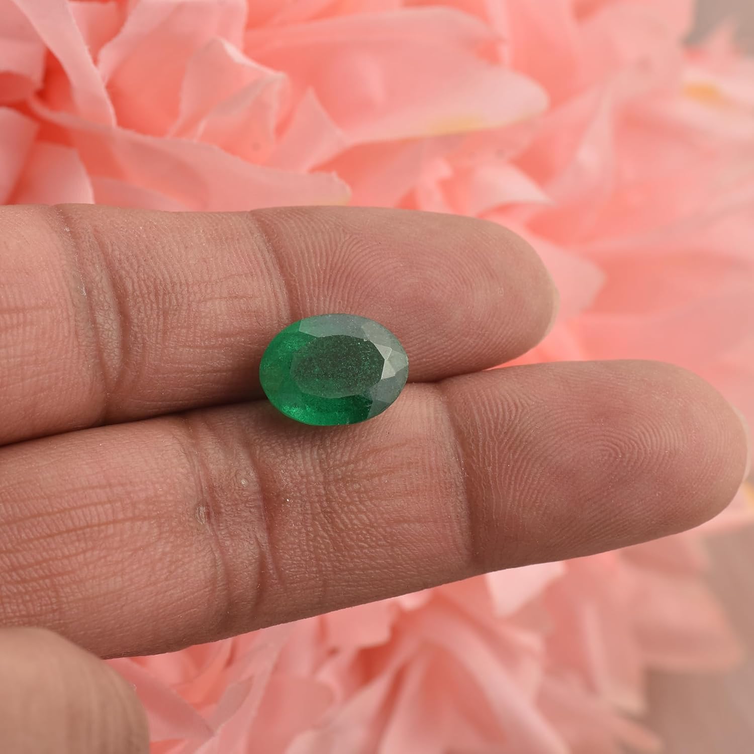 Natural Green Emerald Loose Gemstone With Lab Certificate 4.00-12.00 Ct.