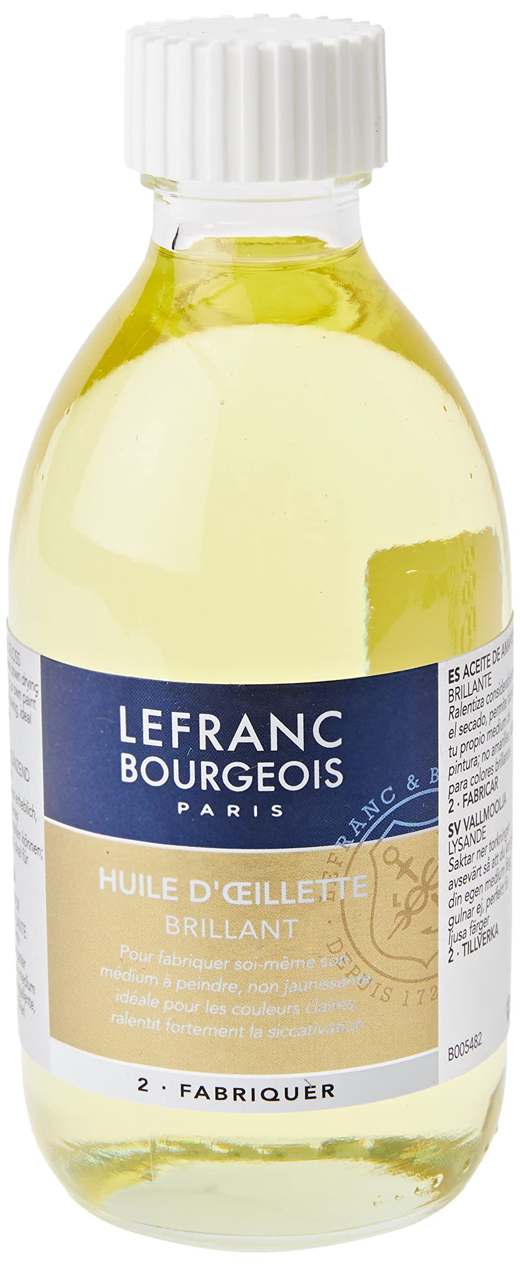 Lefranc Bourgeois Additif - Huile d'Oeillette Flacon 250ml