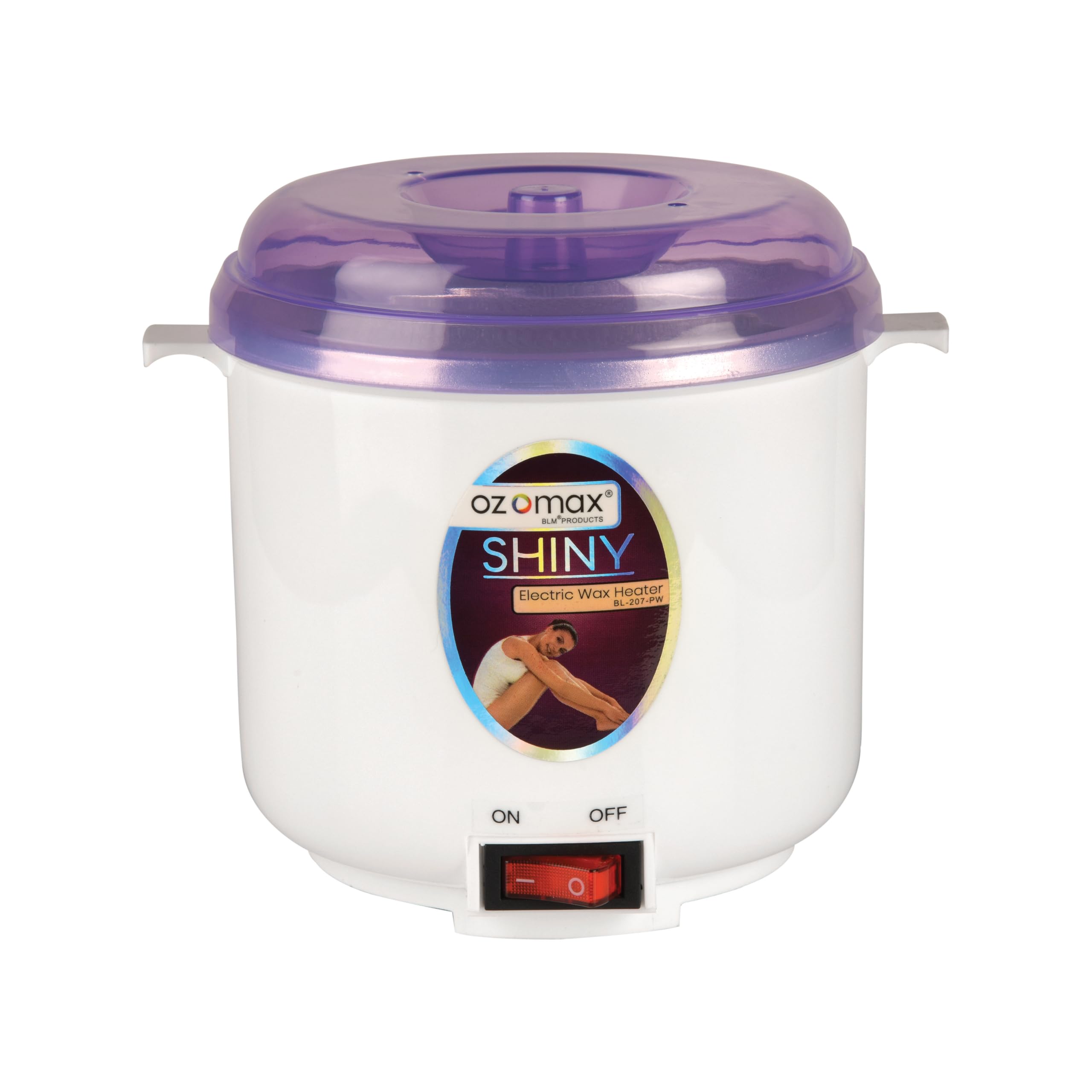 OZOMAX Shiny WaxHeater with spatula - Manual Control, Universal Wax Melter for All Types of Waxx- HardWax, SoftWax, Beeswax, Bean Wax, for Hair Removal, Waxing, Beauty, Professional, Salon, Spa, Home Use