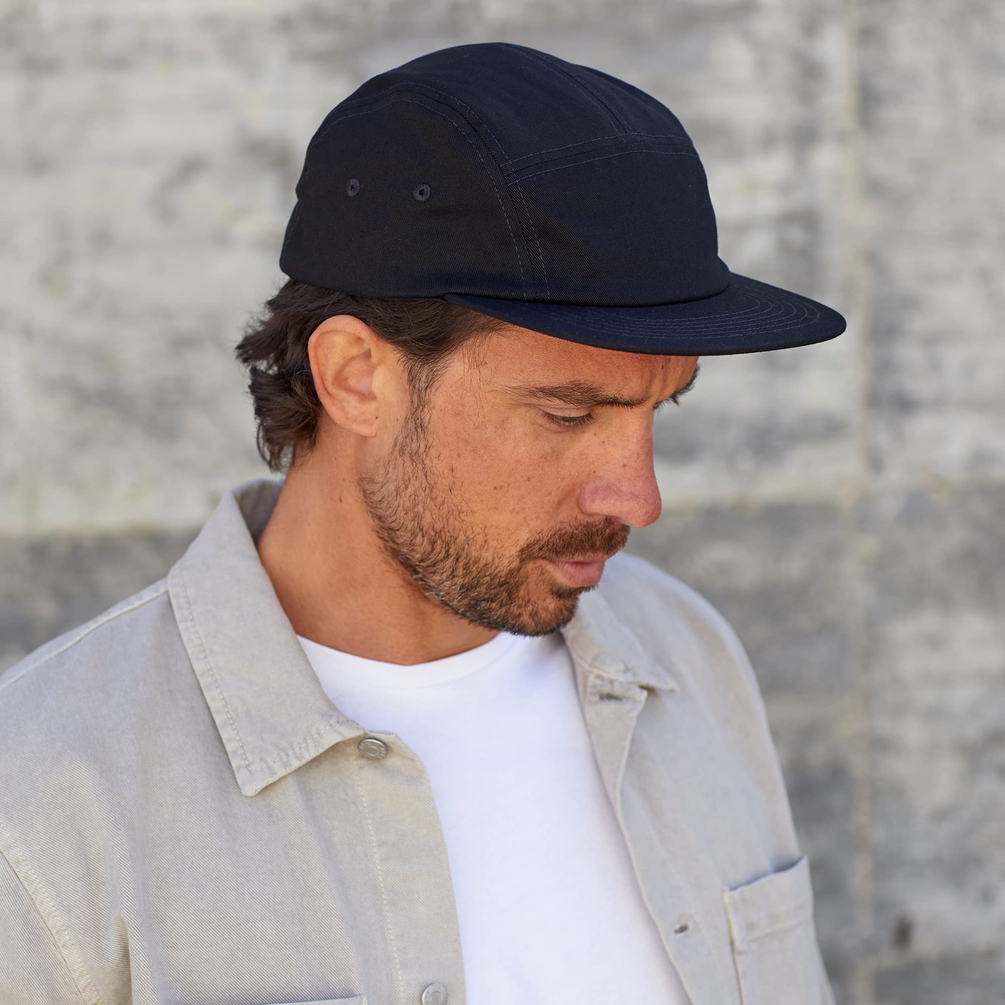 Pembroke® Gorra de béisbol de 5 paneles, 100% algodón, tamaño ajustable
