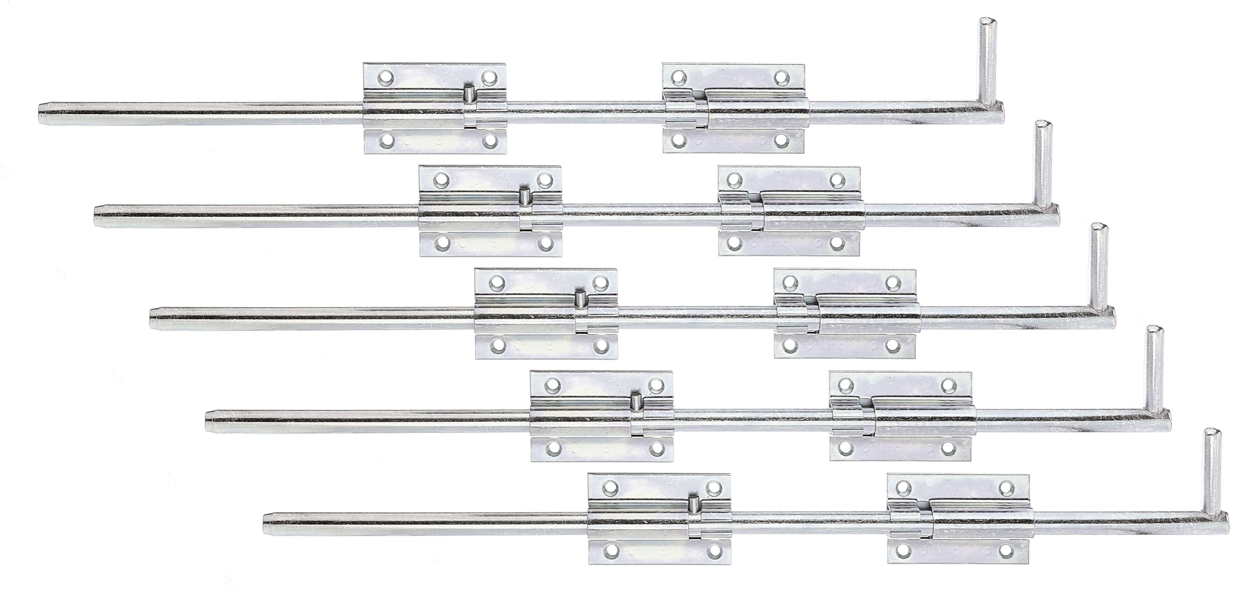 Loquet de serrure à boulon en acier trempé passivé pour quincaillerie durable