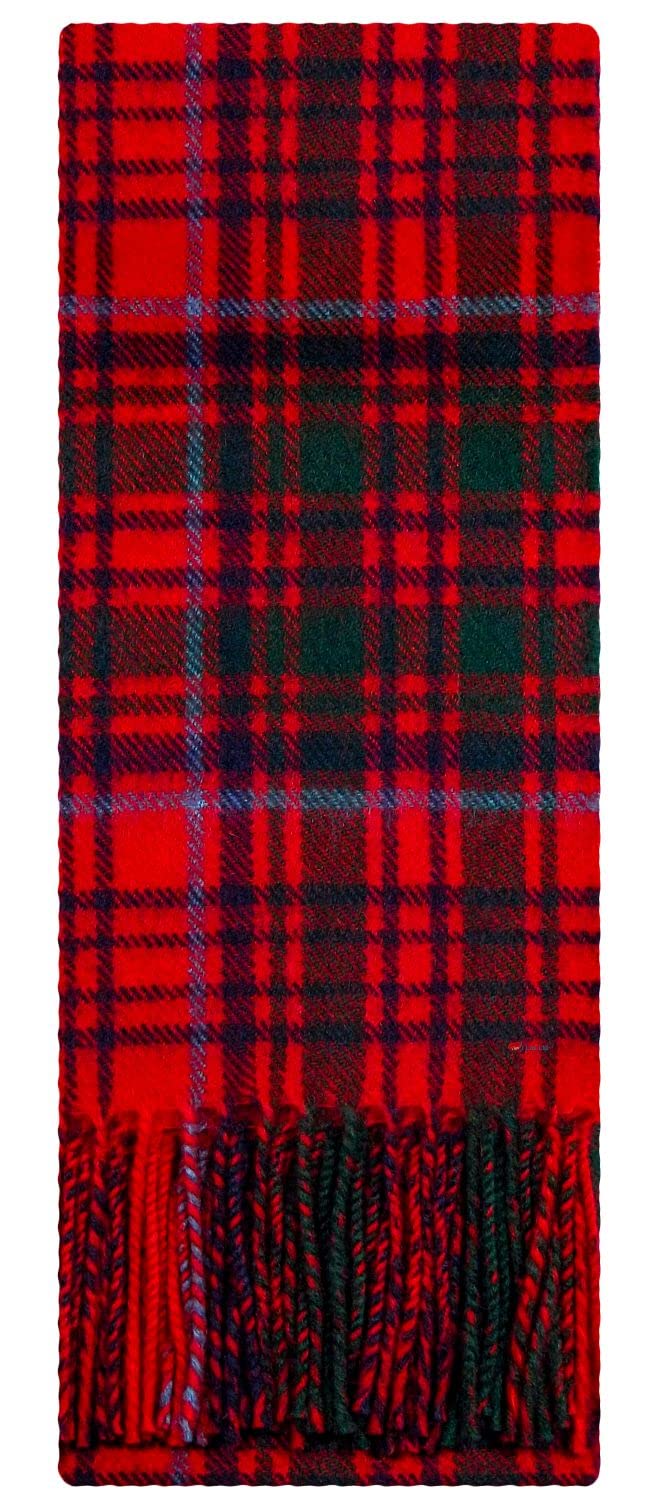 I LUV LTD Grant Clan Modern Tartan Plaid 100% Lambswool Clan Scarf Made in Scotland