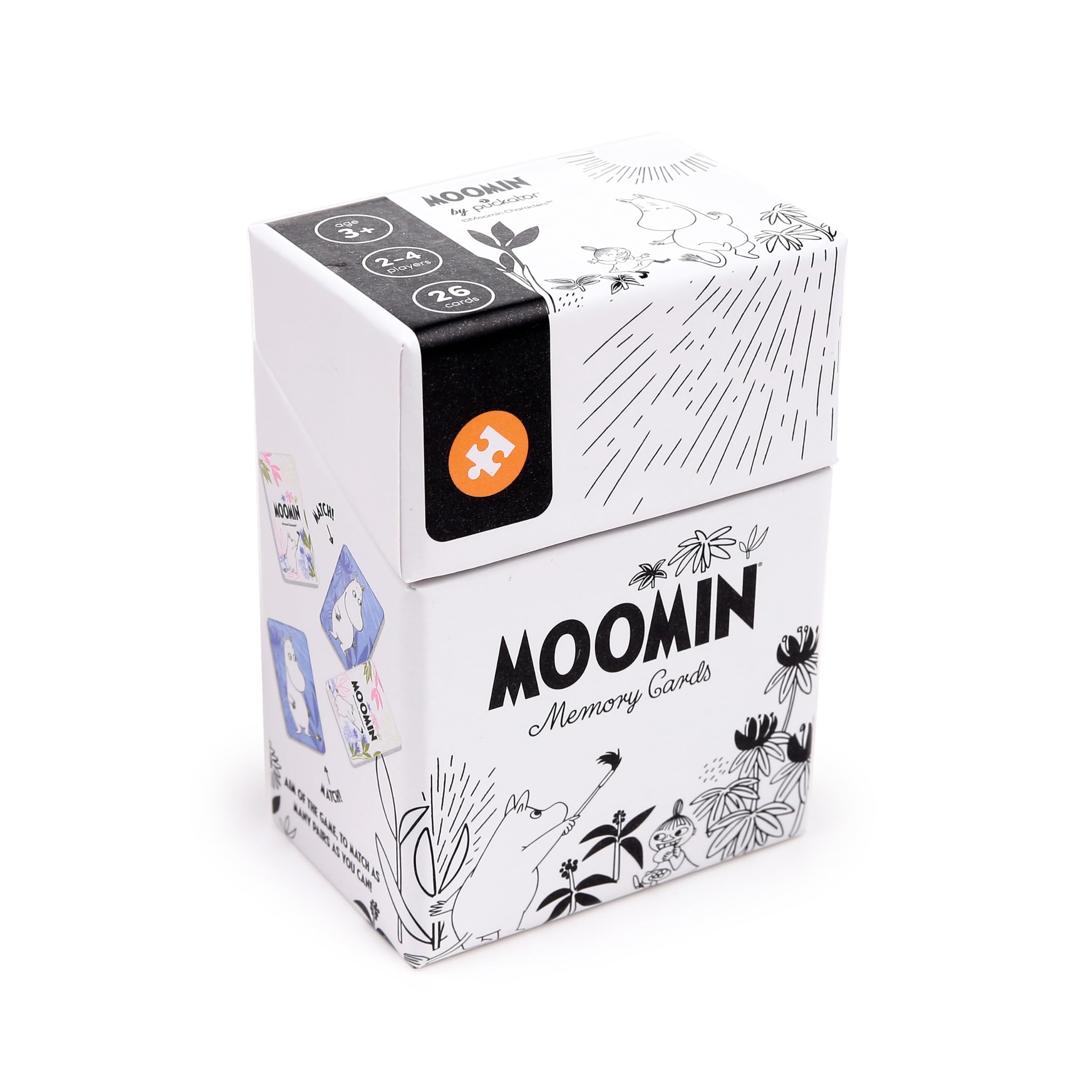 Puckator Moomin Kids Memory Card Set - Deck Pack Of Cards Uk - Funny Travel Car Retro Board Games For Adult Kids Card Game 3-5 4 Year Olds - Children Toddler Educational Toys