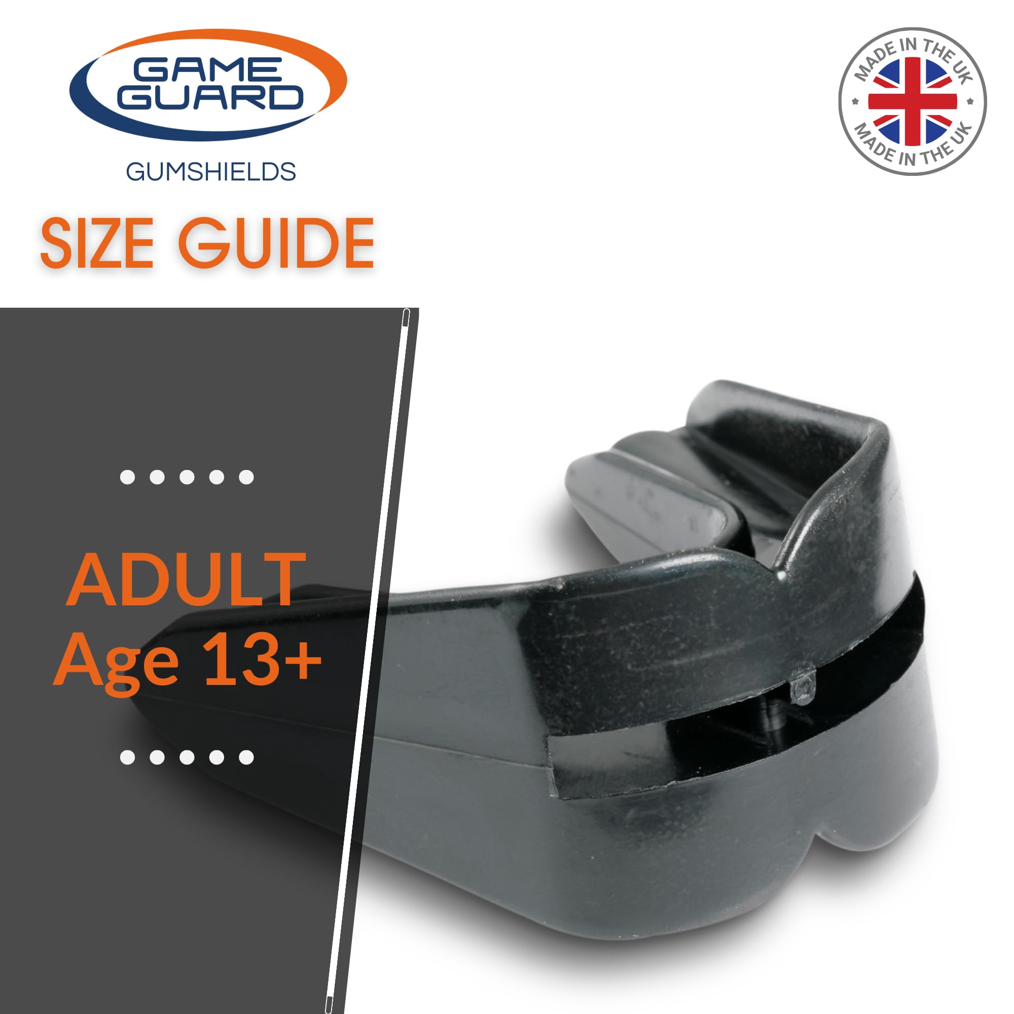 GAME GUARD - Protector bucal DOBLE/Protector de encías - para dientes superiores e inferiores - Protector bucal, Aprobado por CE, Boxeo, MMA, Deportes — view 2