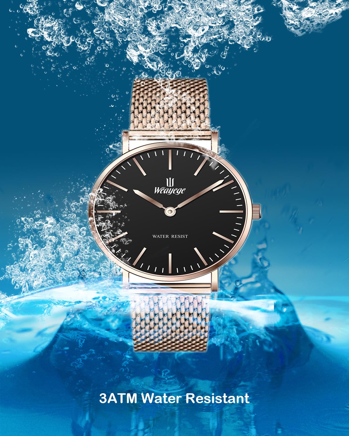 Orologio da Donna,Orologi da polso da donna,orologio pelle da donna in offerta,Orologio Acciaio Inossidabile Cinturino in Maglia Orologi Moda Women Watches