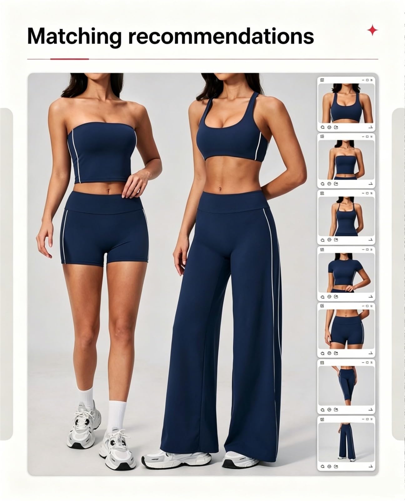 Sujetador Deportivo sin Tirantes para Mujer, Top Yoga Nailon sin Costuras con Almohadillas ExtraíBles, Bandeau Transpirable Entrenamiento