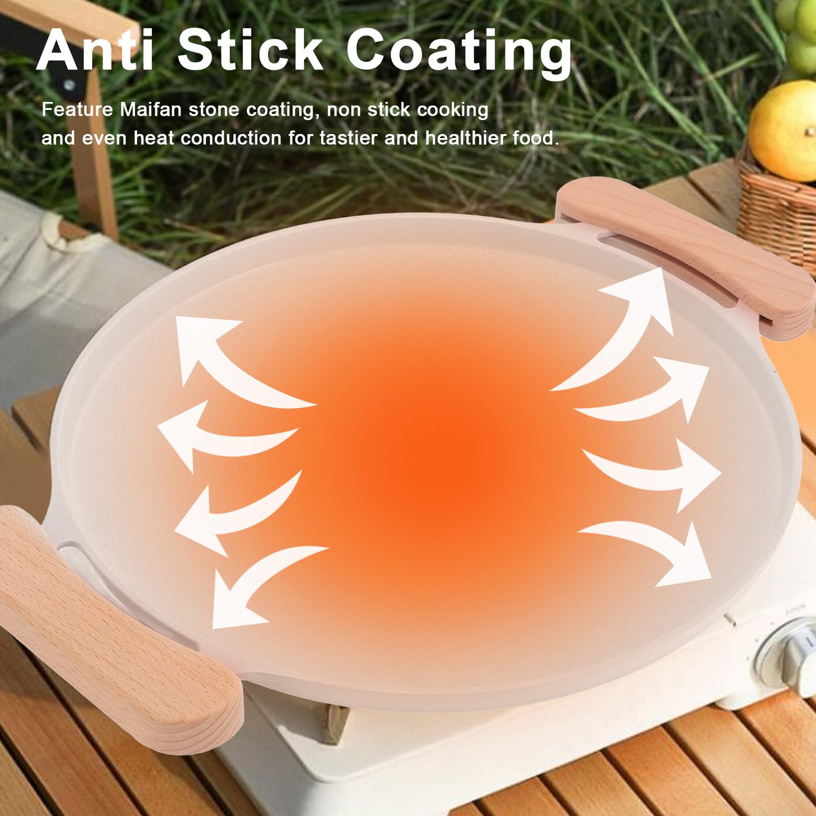 Allecto- Koreaanse BBQ Grillpan - Anti-aanbak Bakplaat - Rookvrij