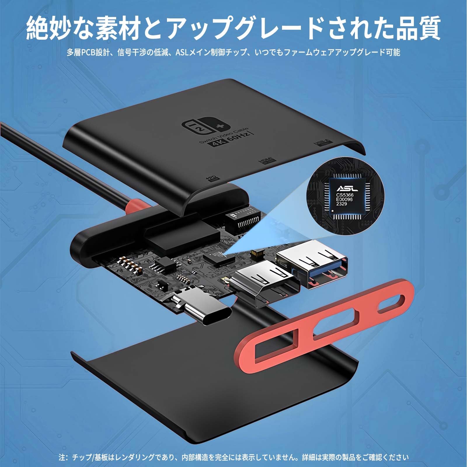 Amazon | Switch 2用ドック【2025新型-Switch 2「21.0.0」対応