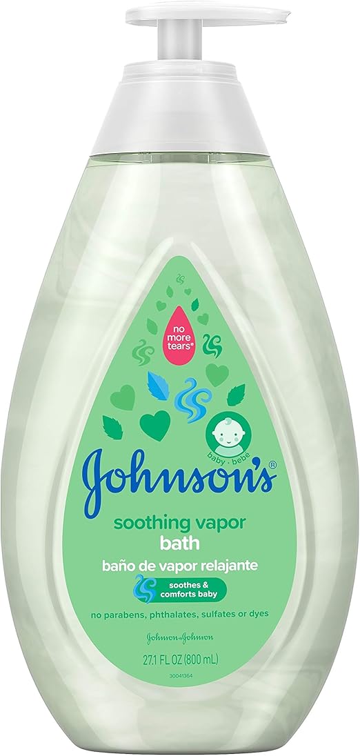 Johnson's Baby Soothing Vapor Bath to Relax Babies, 27.1 fl