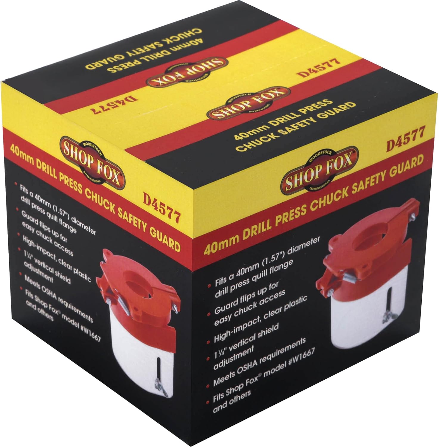 Shop Fox D4577 Chuck Guard for 8-1/2" Bench-Top Oscillating Drill Press