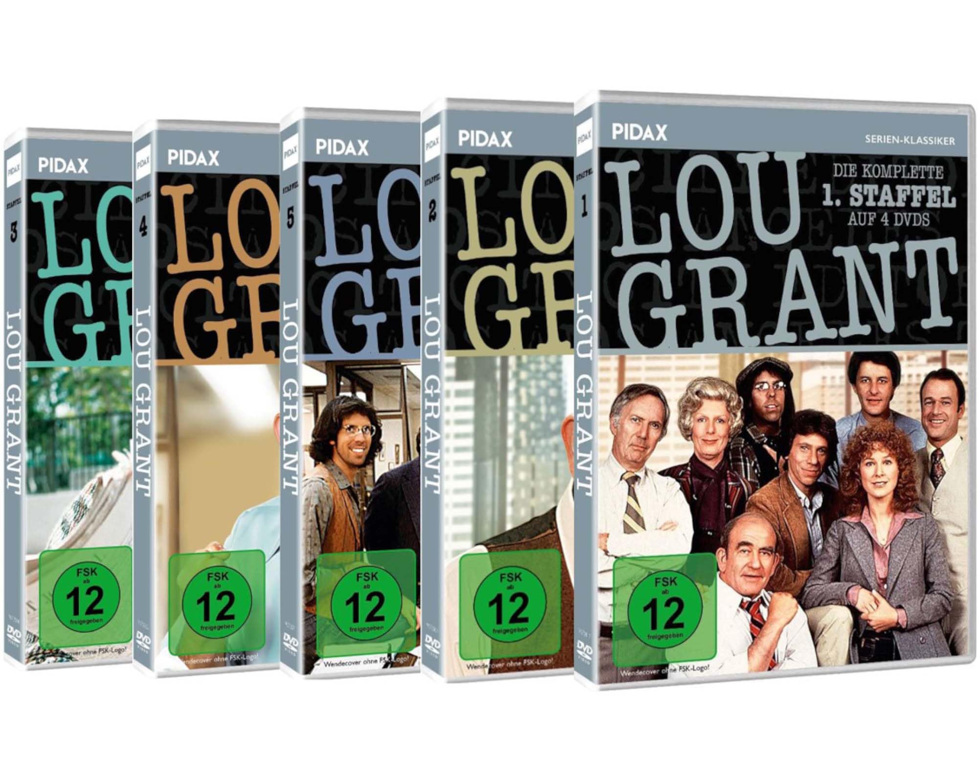 Lou Grant - die komplette 114-teilige preisgekrönte Kult Reporter Serie mit Edward Asner (Pidax Serien-Klassiker) zzgl. Bonus Krimi