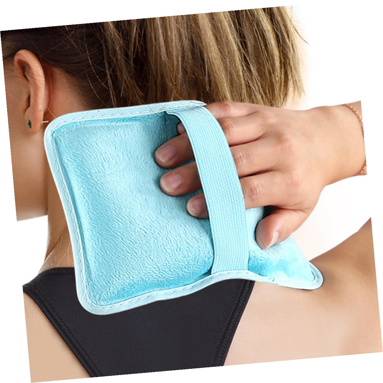 Garneck 3 Pezzi Impacchi in Gel Riutilizzabili per Trattamento Freddo e Caldo, Cuscino Refrigerante in PVC e Cristallo per Dolori a Schiena e Spalle