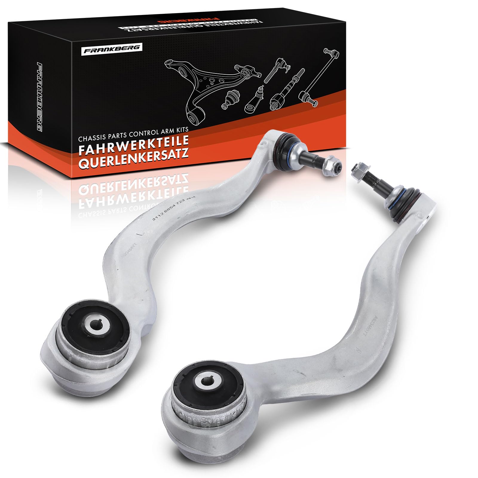 Frankberg 2x Bras De Suspension Avant Gauche Droite Bas Arrière BMW Série 1 F20 F21 Série 3 F30 - 31126852991